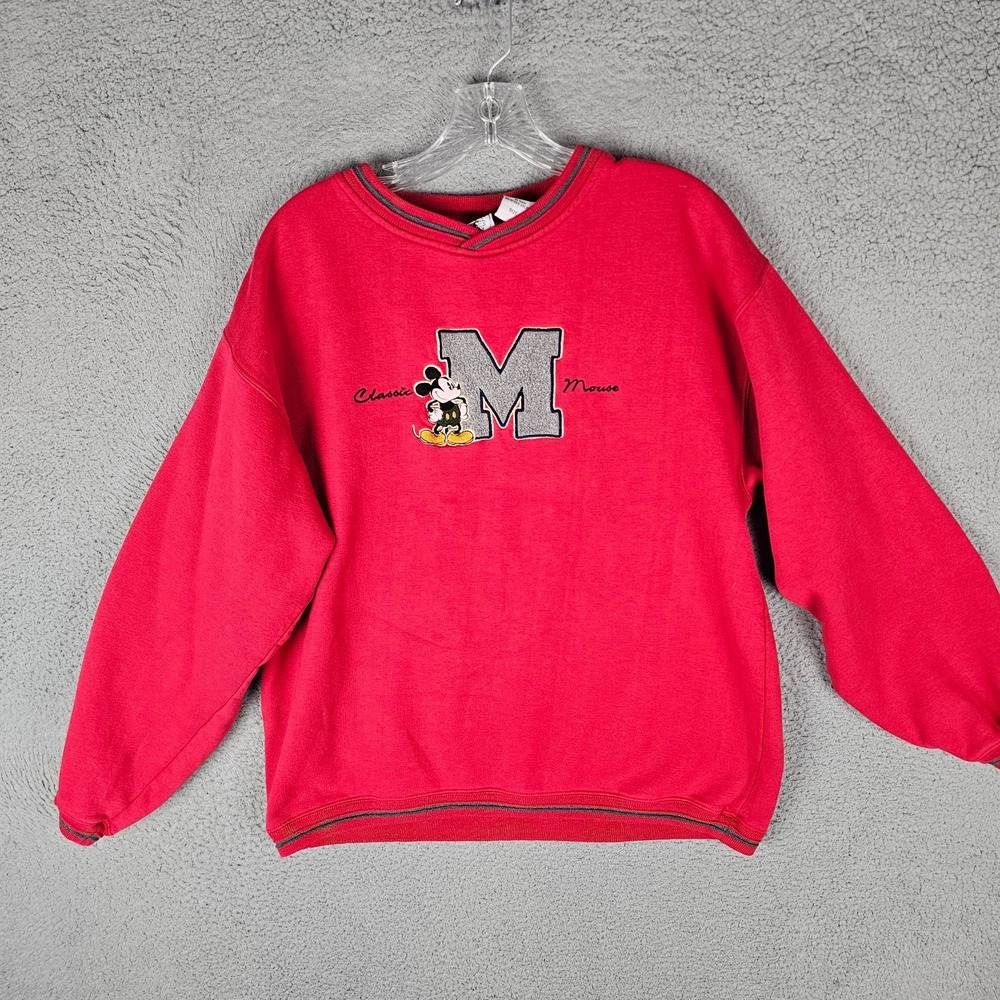 Vintage Brazos Sportswear Mickey Mouse Disney Sweatshirt Large Unisex